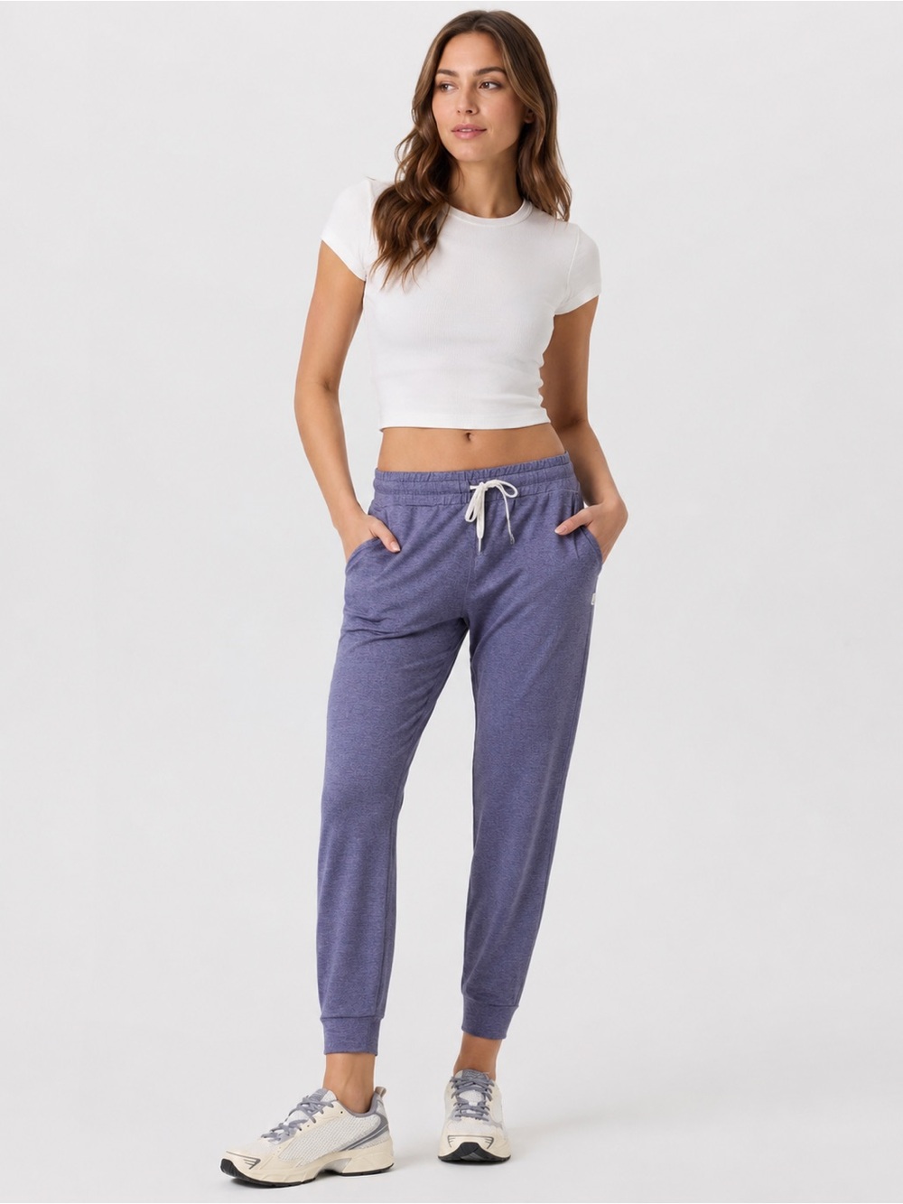 Vuori NWOT Women’s Performance Joggers Purple Ankle Sweatpants Size Large